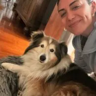 Stephanie Rice's pet Shacky