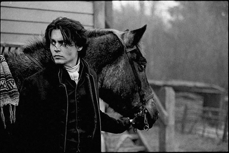 Johnny Depp pet horse named Goldeneye